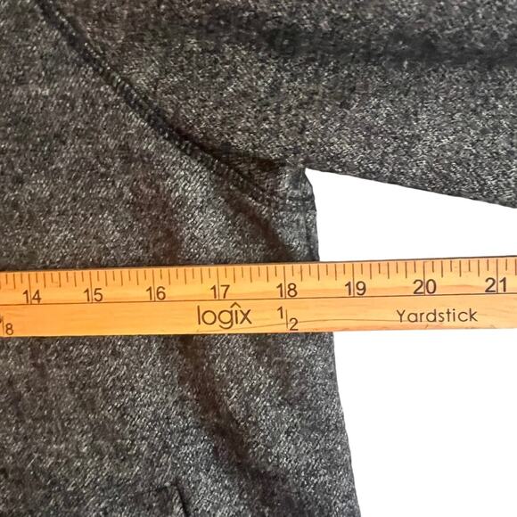 OSKA Wool Lady Jacket Blazer Womens 4/6 Charcoal Grey Concealed Snap Lagenlook - Picture 13 of 15